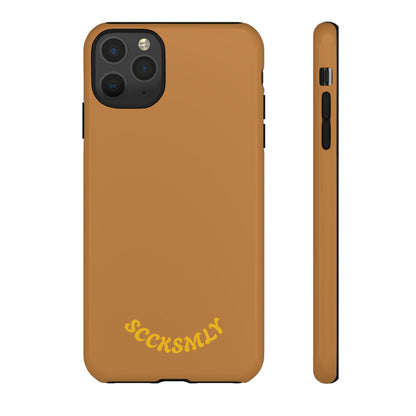 SOLID Spiced Caramel Tough Case for Apple