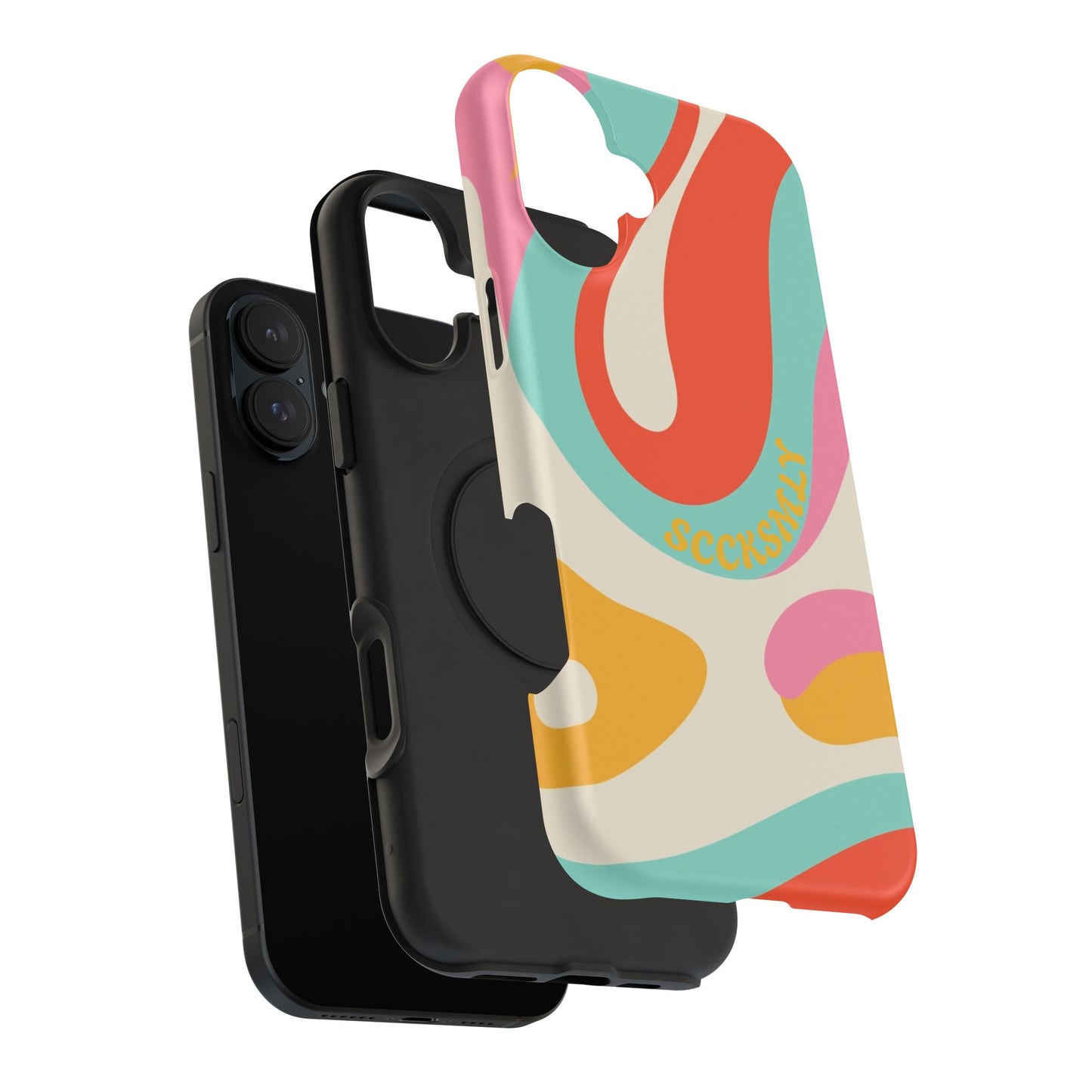 Psychodelic Acid Swirl Phone Case for Apple