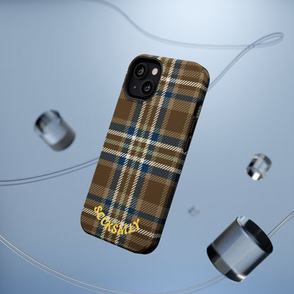 Earth and Sky Plaid Phone Case for Apple
