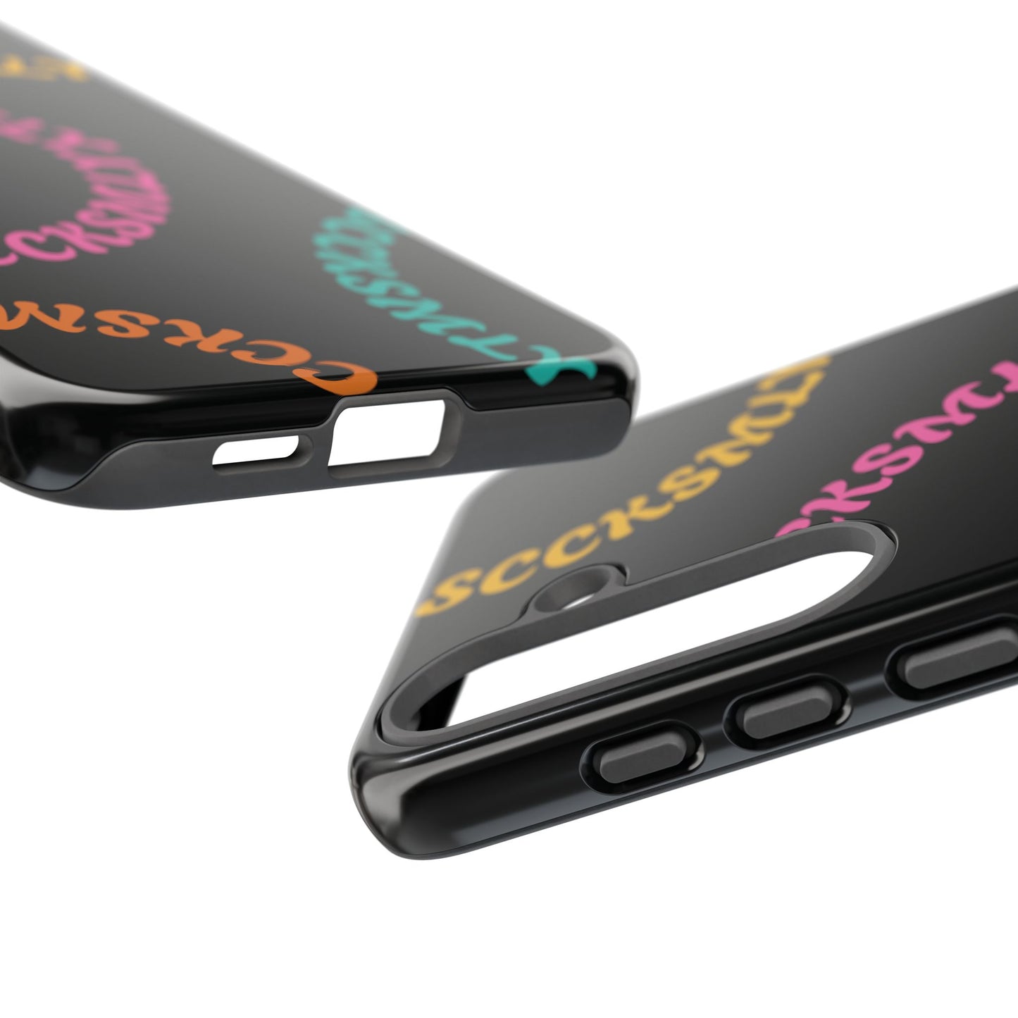 Y2K Wavy Script Tough Case for Samsung