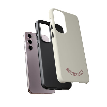 Sweet Oat Milk Tough Phone Case for Samsung