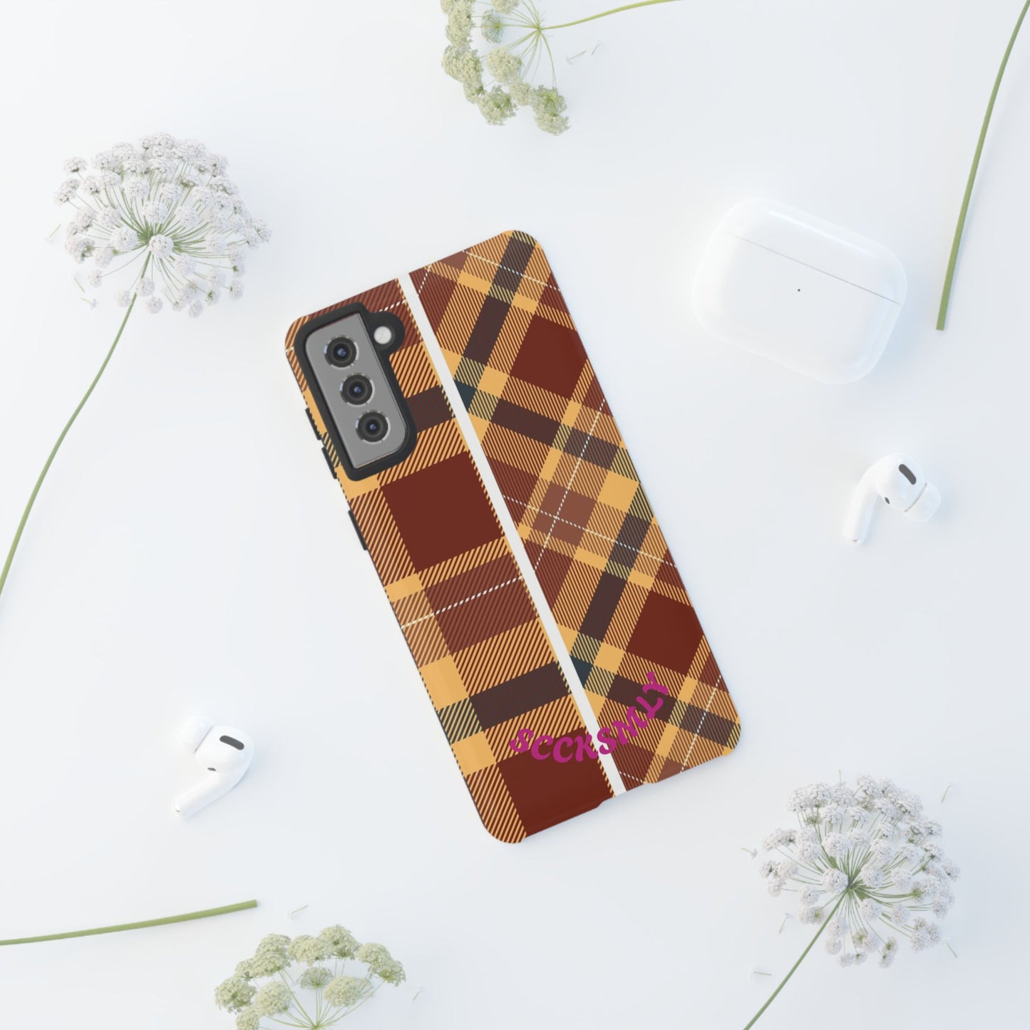 Autumn Plaid Phone Case for Samsung