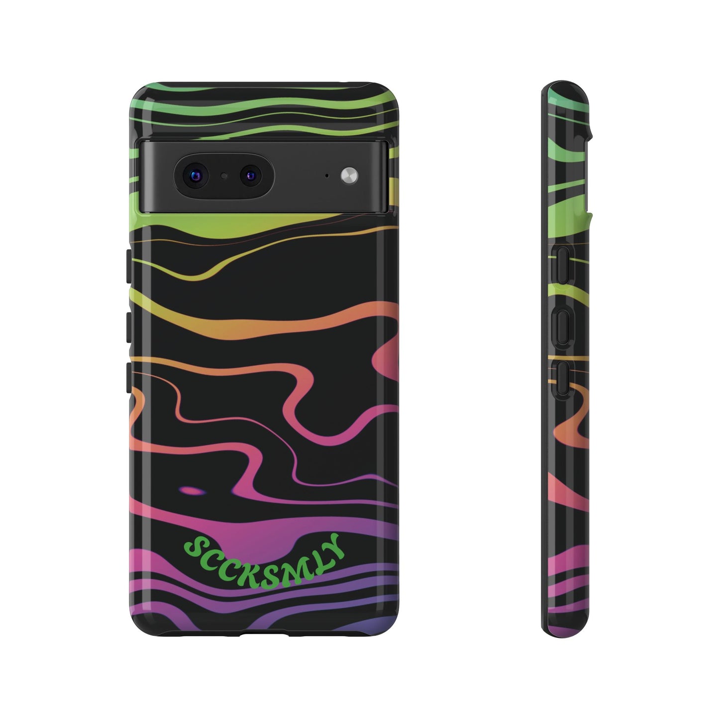 Dark Rainbow Phone Case For Google Pixel