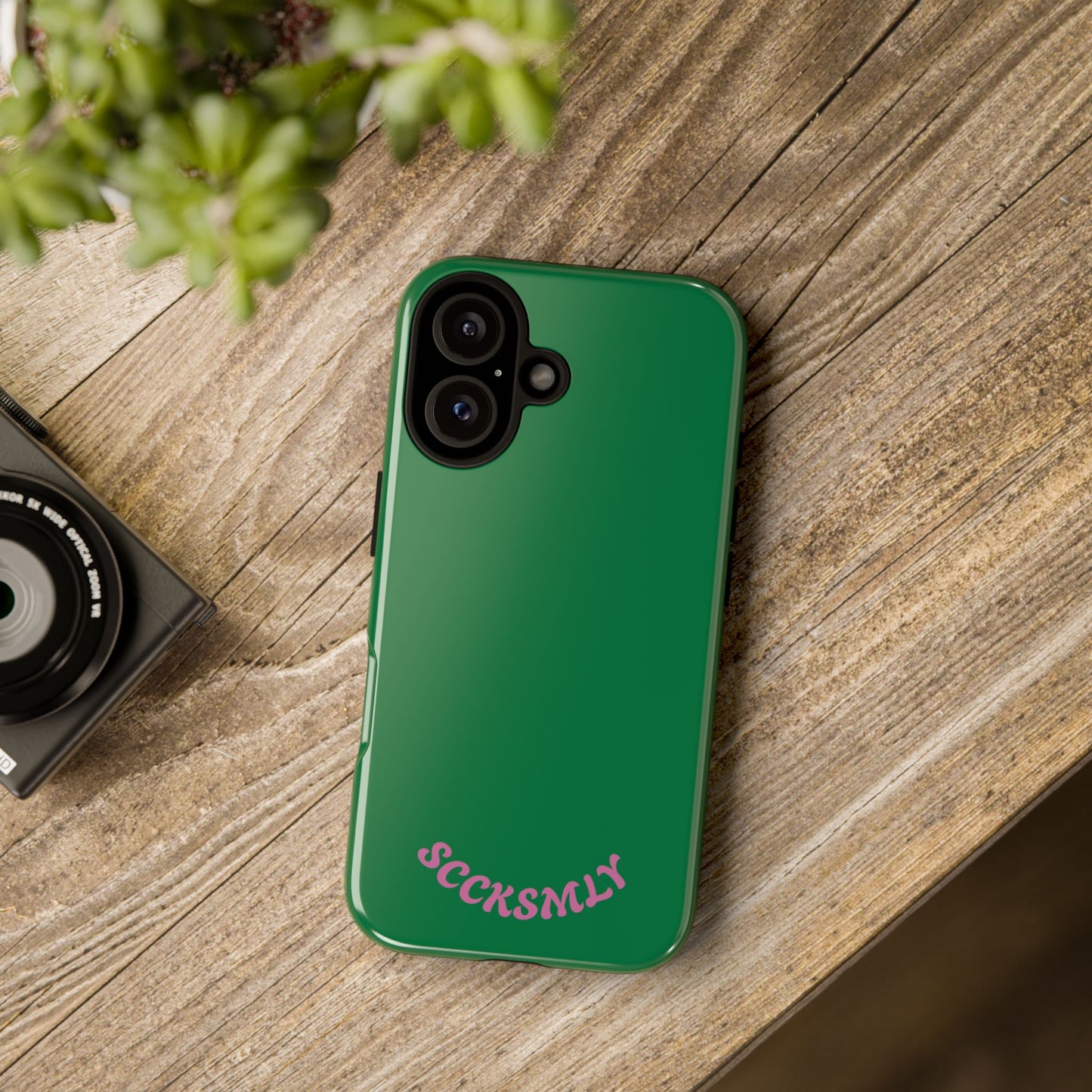 SOLID Garden Pink Tough Case for Apple