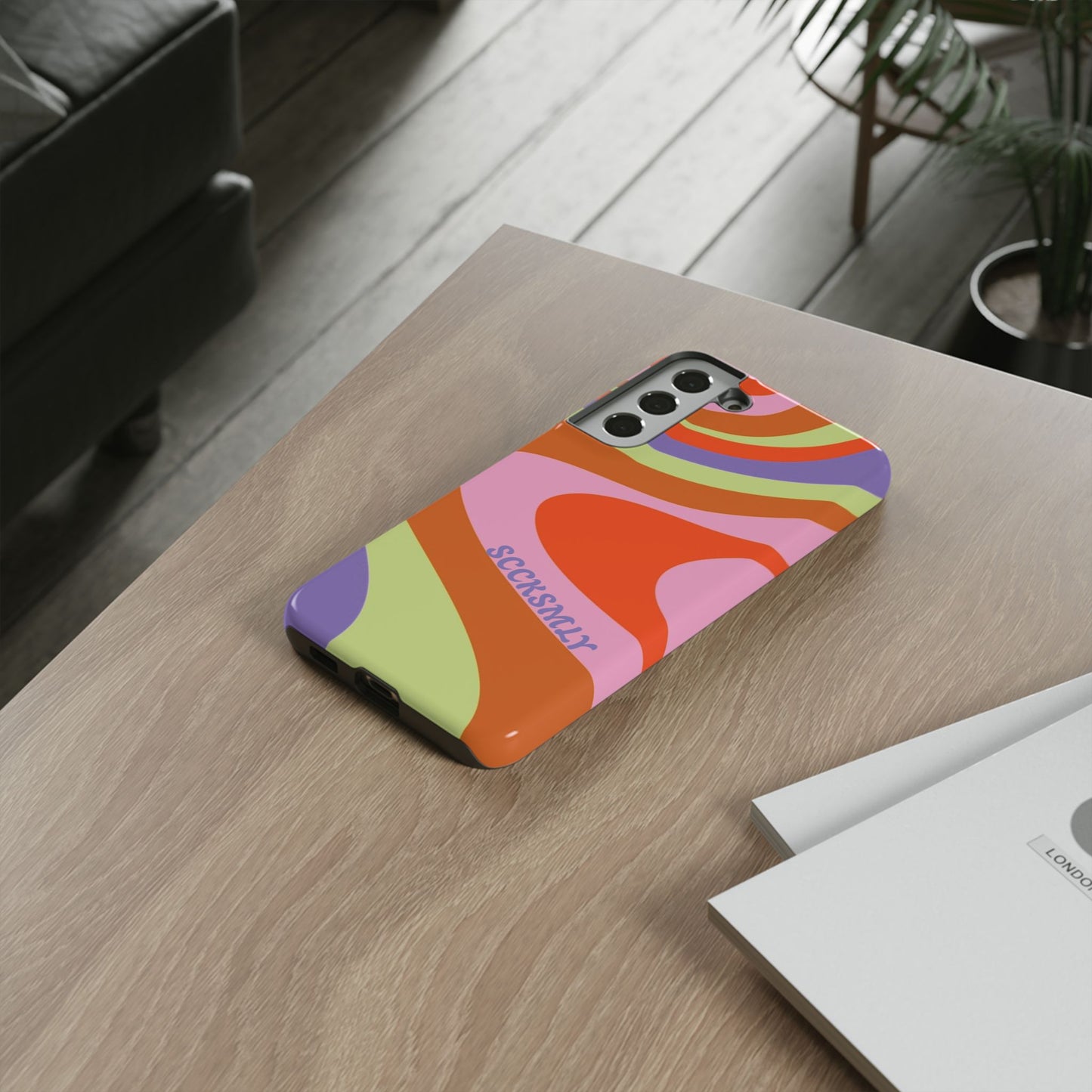 Curvy Swirl Phone Case for Samsung