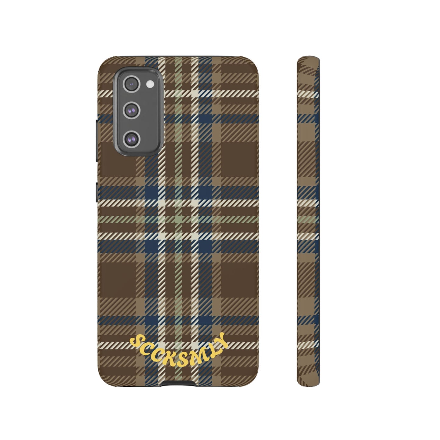 Earth and Sky Plaid Phone Case for Samsung