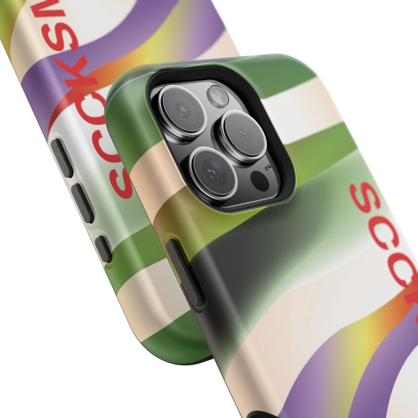 Green Waves Phone Case for "IOS or Apple"