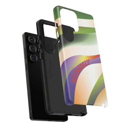 Green Waves Phone Case for Samsung