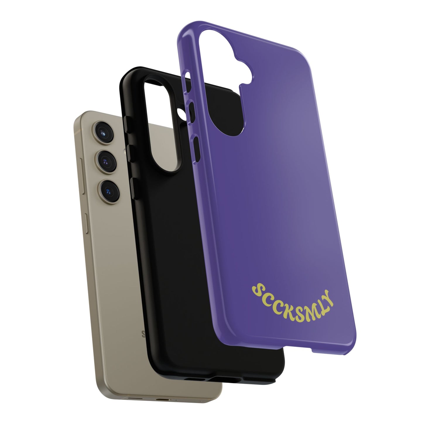 SOLID Dreamy Dusk Purple Tough Case for Samsung