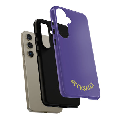 SOLID Dreamy Dusk Purple Tough Case for Samsung