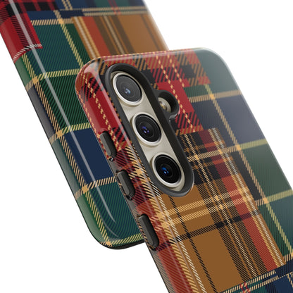 Heritage Hues Patchwork Tough Phone Case for Samsung