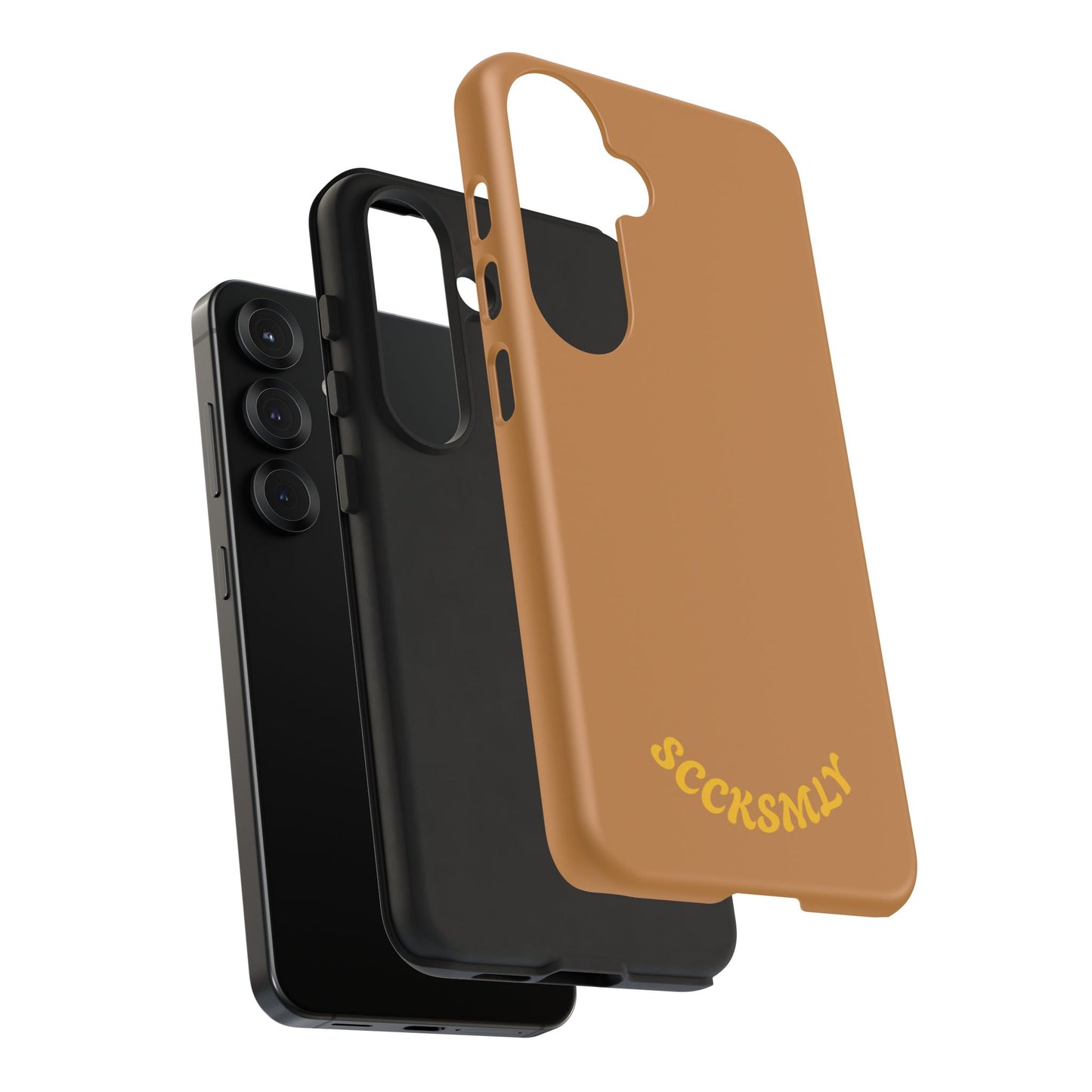 SOLID Spice Caramel Tough Case for Samsung