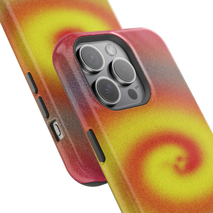 Toxic Spiral Tough Phone Case for Apple