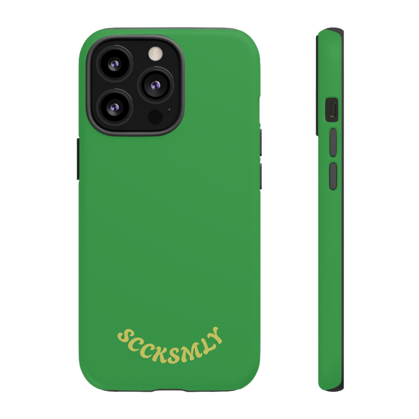 SOLID Green Grin Tough Case for Apple