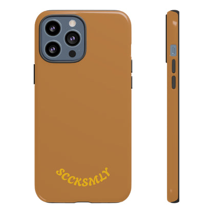 SOLID Spiced Caramel Tough Case for Apple