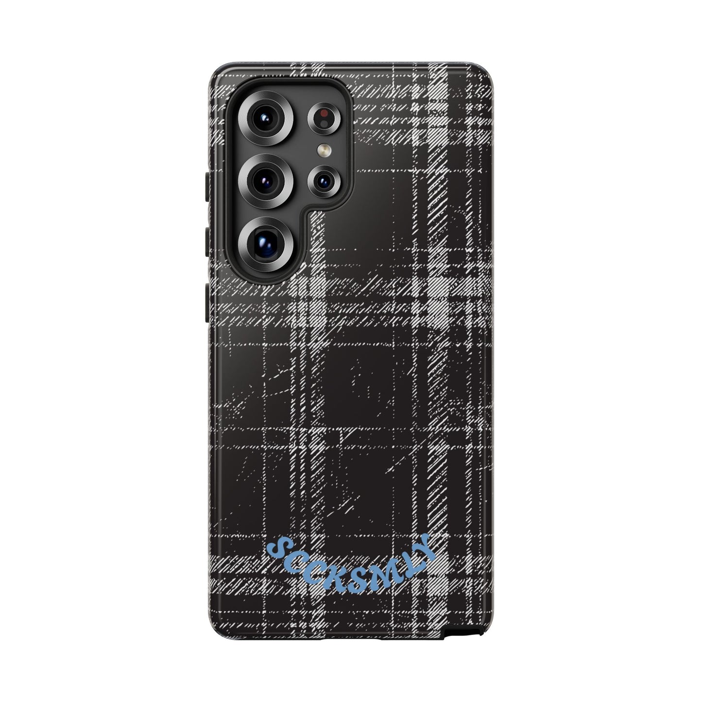 Smoky Grungy Plaid Phone Case for Samsung