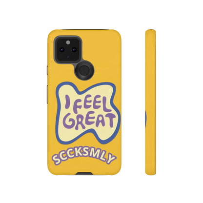 Yellow "I FEEL GREAT" Tough Phone Case for Google Pixel