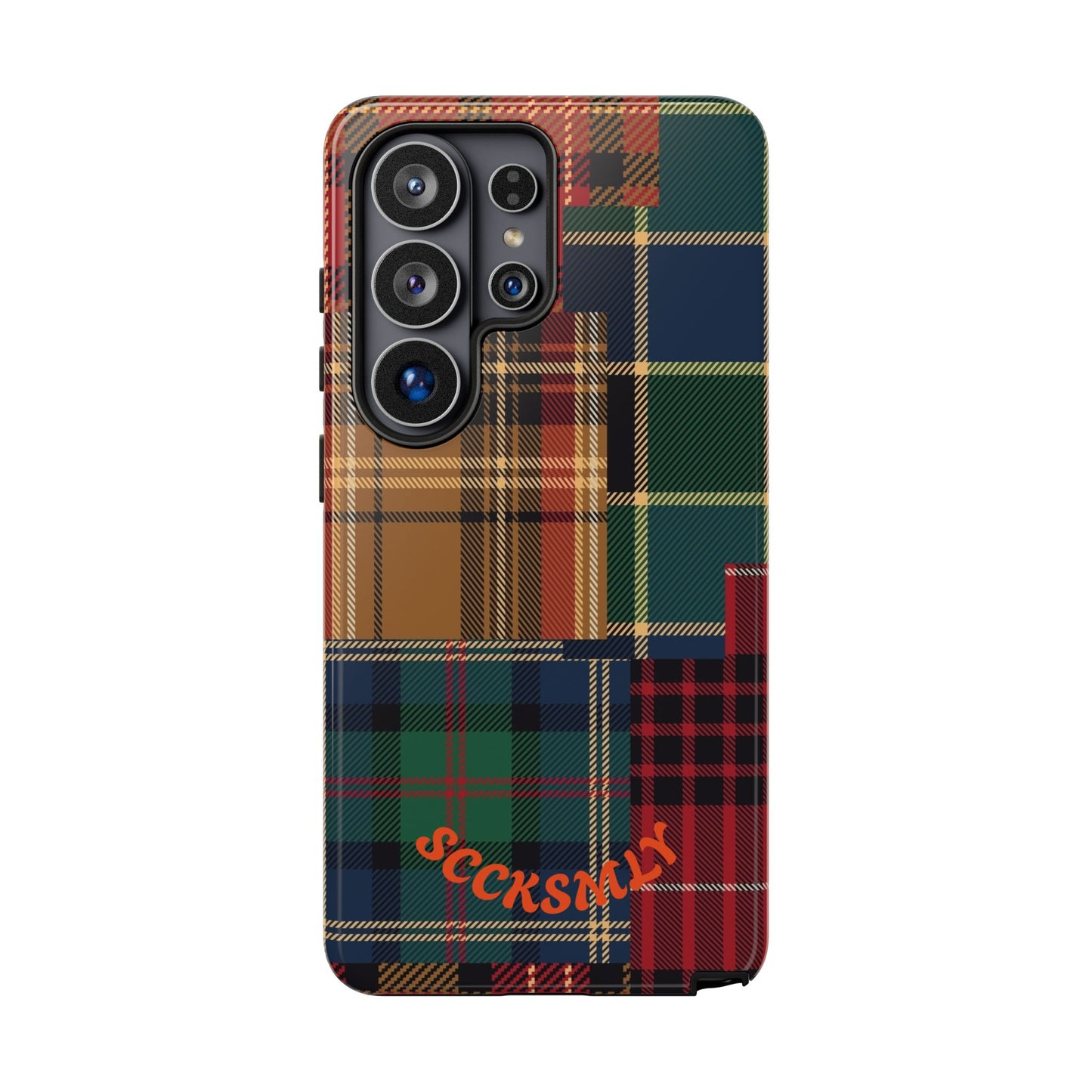 Heritage Hues Patchwork Tough Phone Case for Samsung