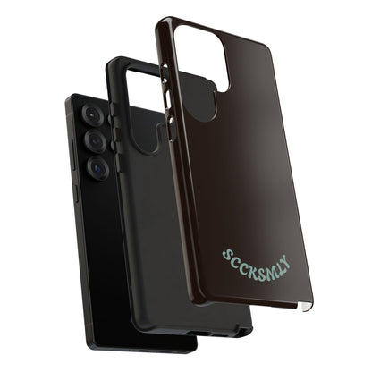 SOLID Espresso Mint Tough Phone Case for Samsung