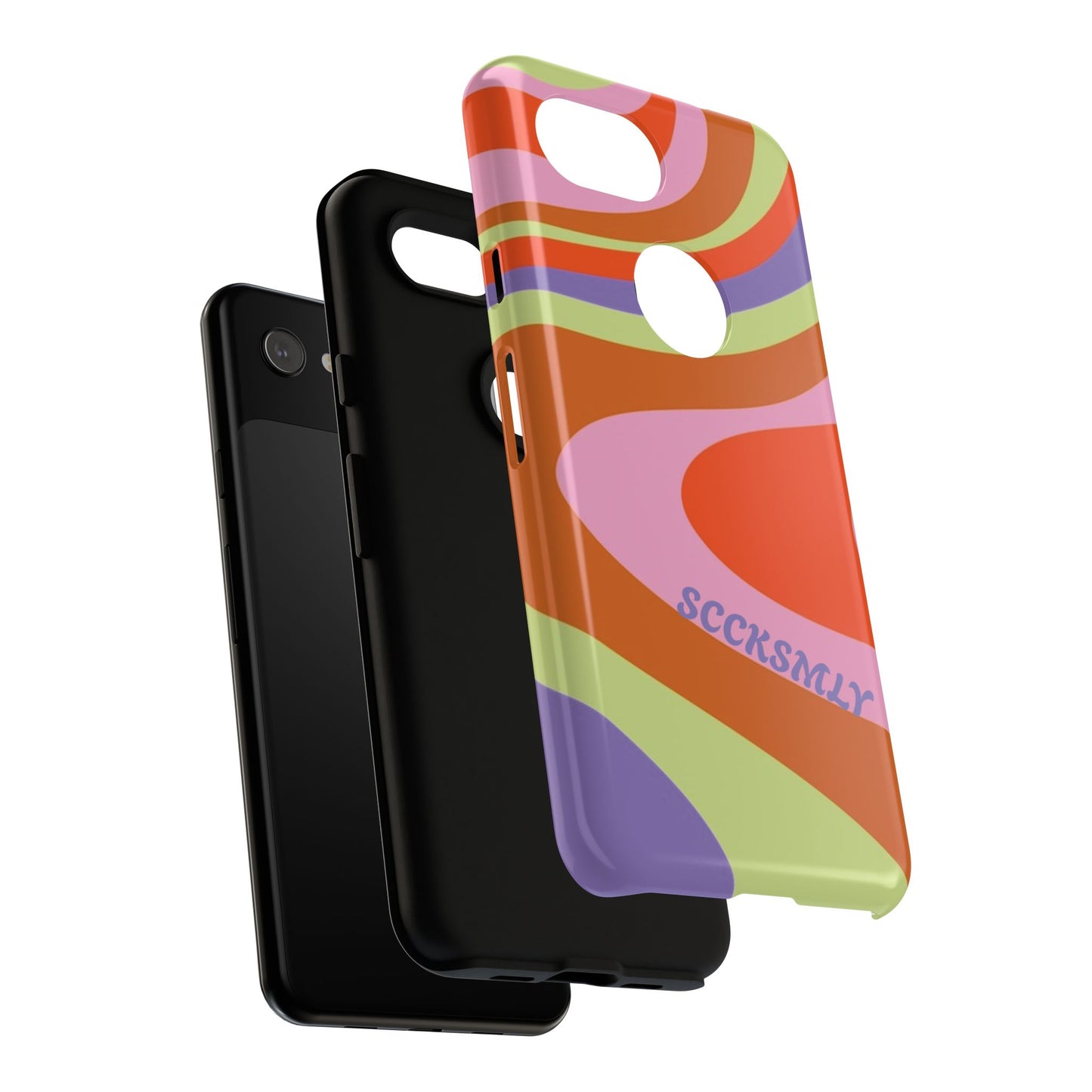 Curvy Swirl Phone Case for Google Pixel