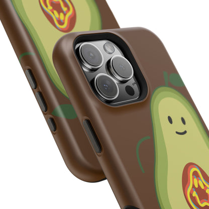 Playful Vegan Avocado Tough Phone Case Apple