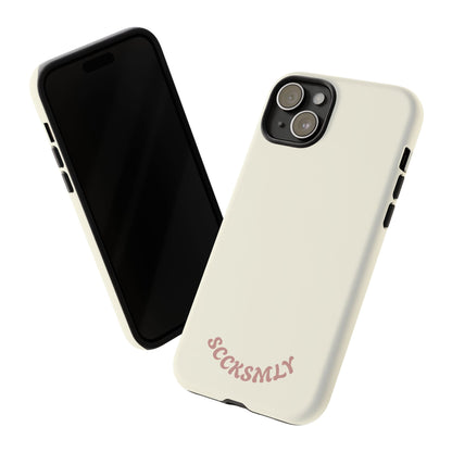 Sweet Oat Milk Tough Phone Case for Apple