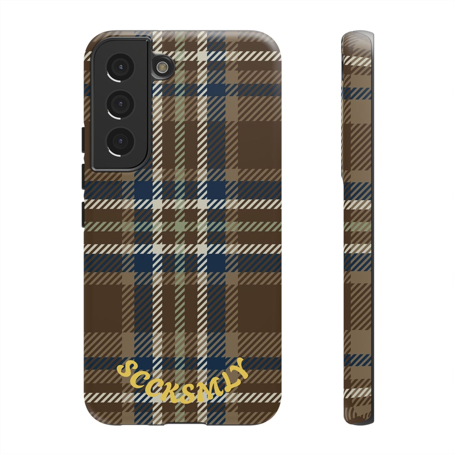 Earth and Sky Plaid Phone Case for Samsung