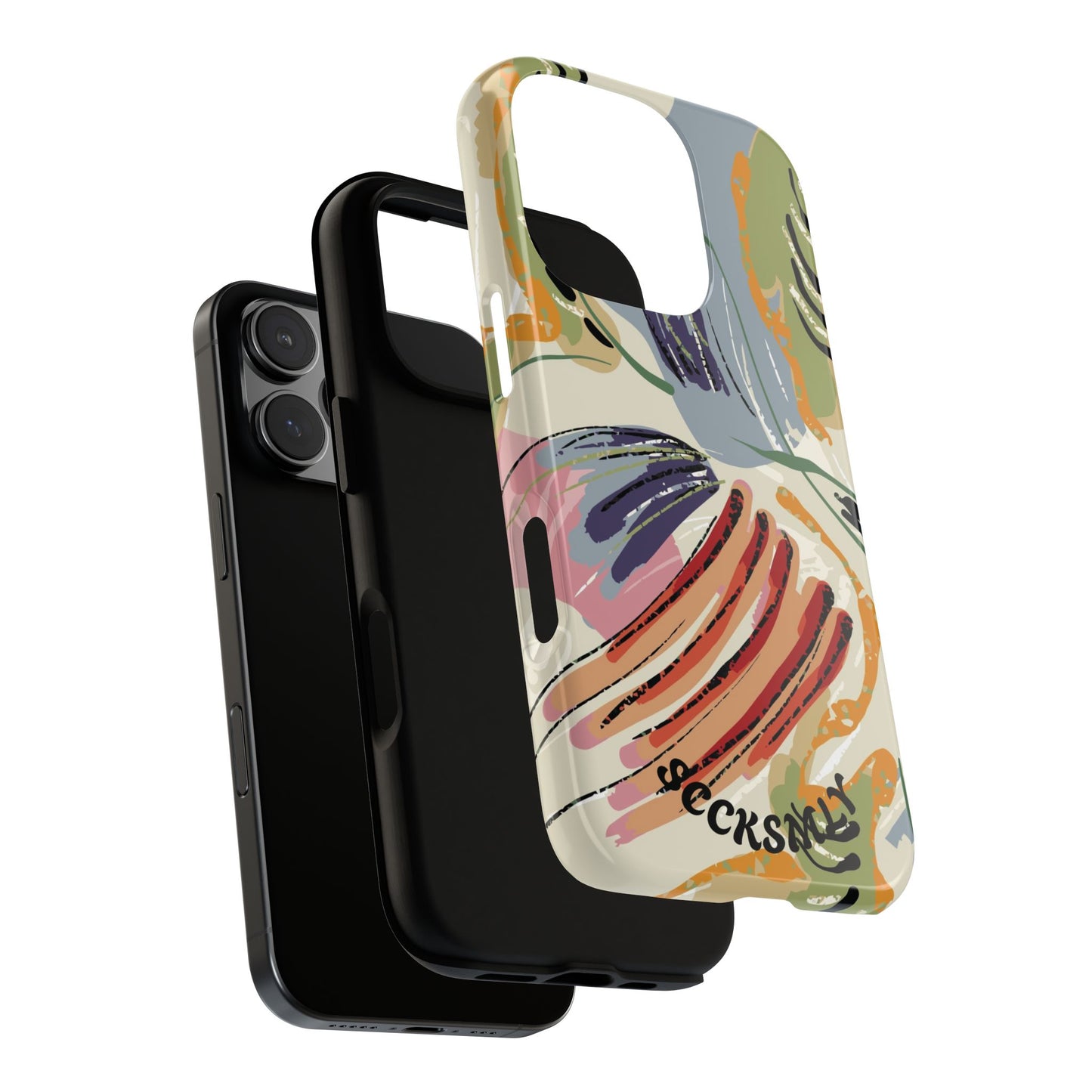 Botanical Strokes Palette Tough Phone Case for Apple
