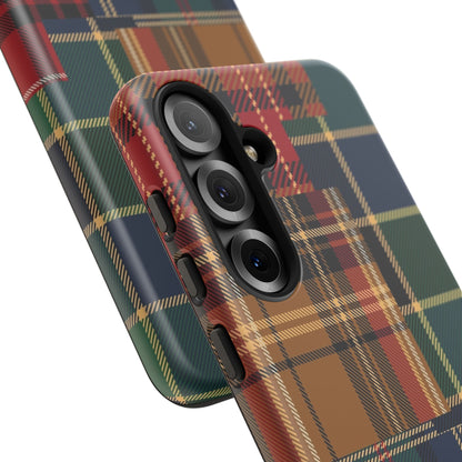 Heritage Hues Patchwork Tough Phone Case for Samsung