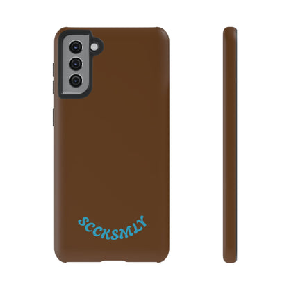 SOLID Chocolate Coco Tough Case for Samsung