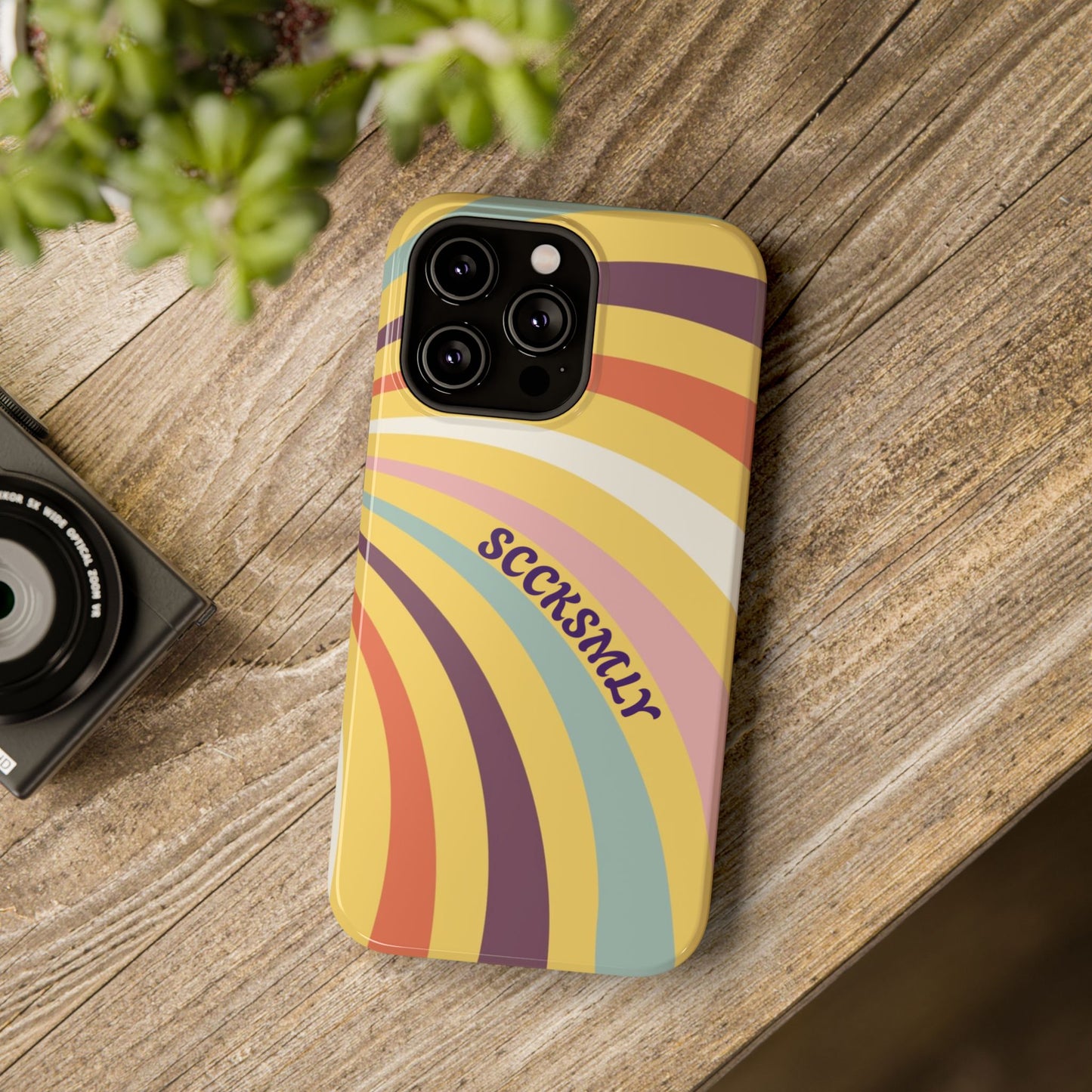 Vintage Groove Phone Case for Apple