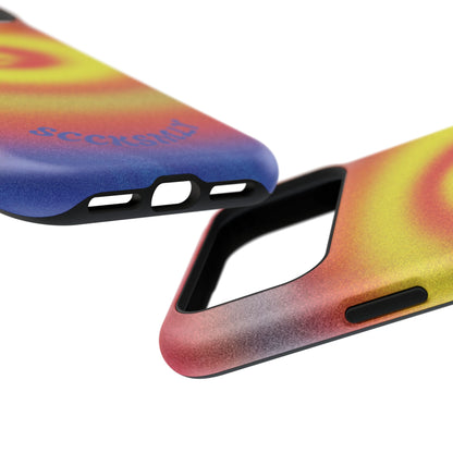 Toxic Spiral Tough Phone Case for Apple