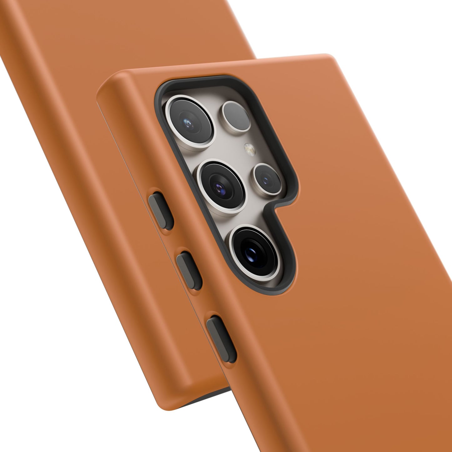 SOLID Terracotta Coal Tough Case for Samsung