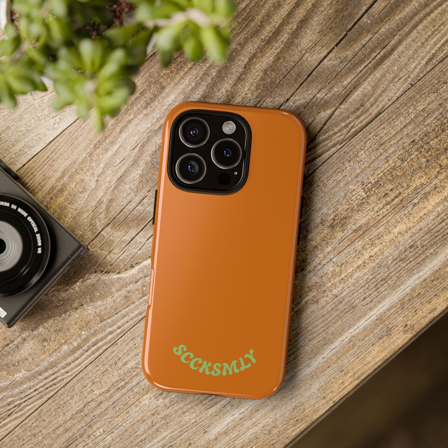 SOLID Terracotta Caoal Tough Case for Apple