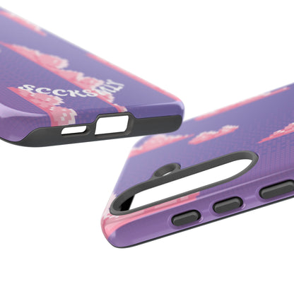 Purple Cotton Candy Sky Tough Phone Case for Samsung