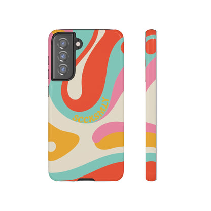 Psychodelic Acid Swirl Phone Case for Samsung