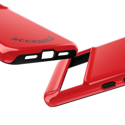 SOLID Screaming Red Tough Casee for Google Pixel