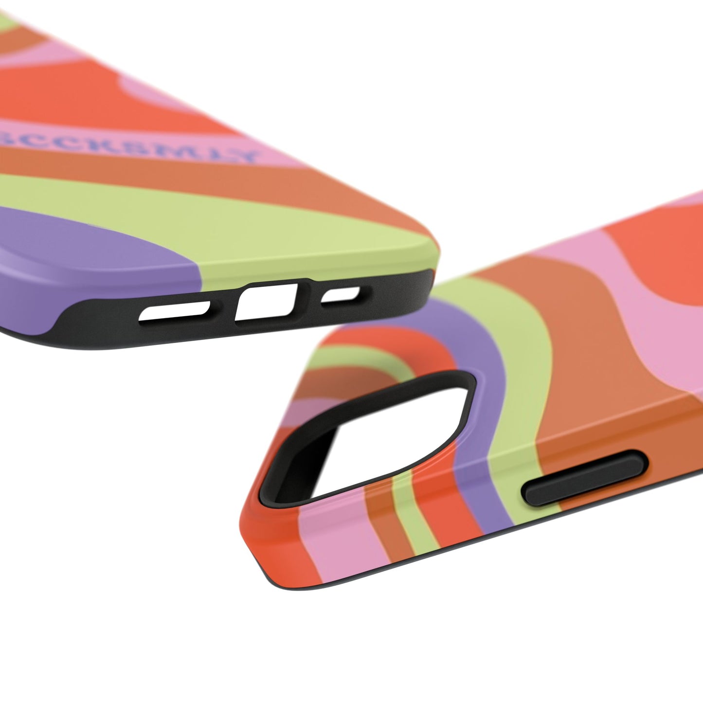 Curvy Swirl Phone Case for "IOS or Apple"