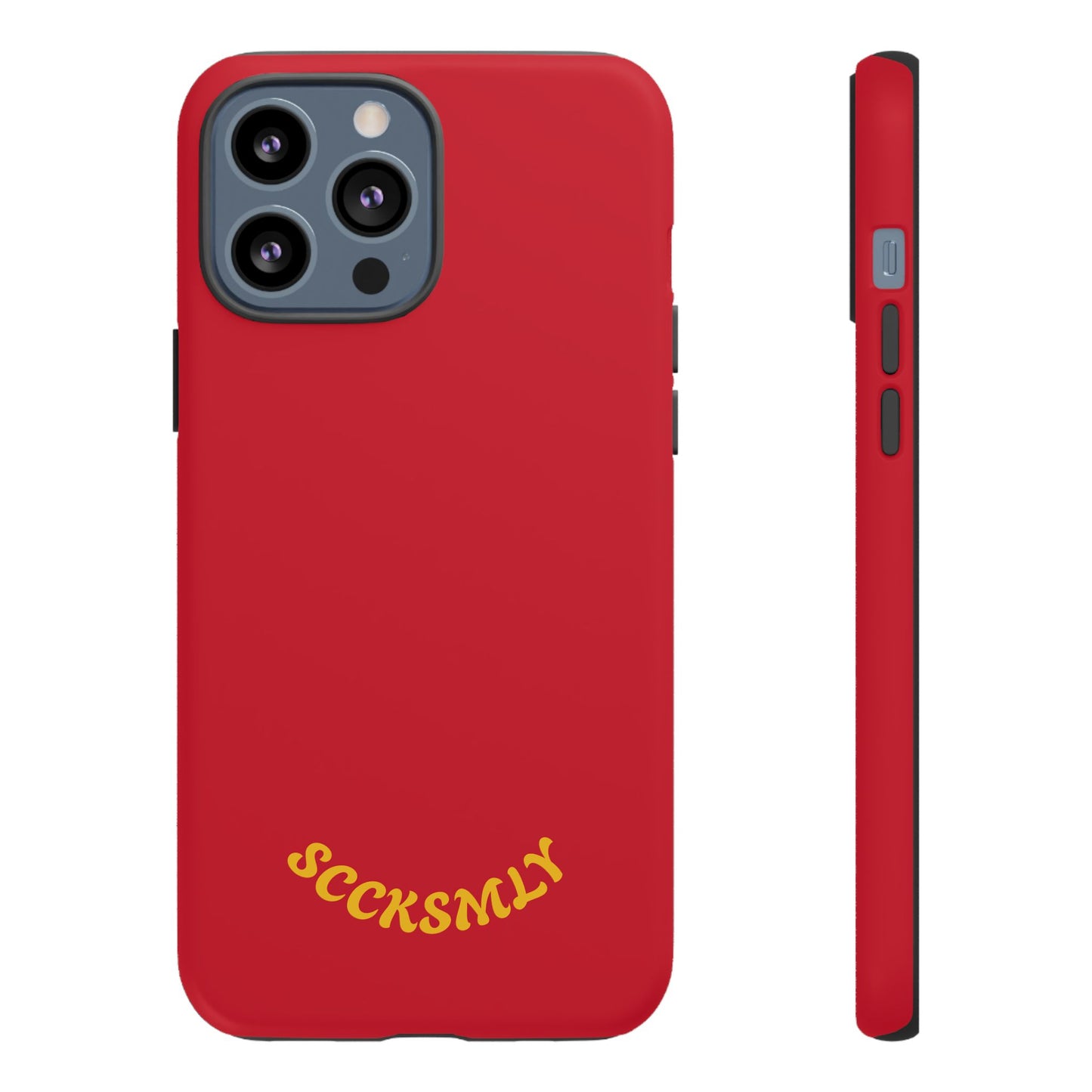 SOLID Calm Cherry Tough Case for Apple