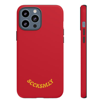SOLID Calm Cherry Tough Case for Apple