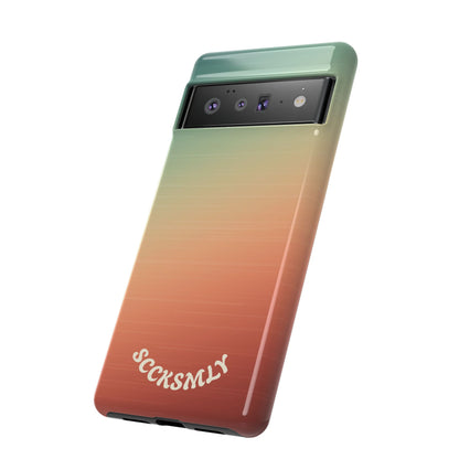 Warm Ombré Tough Phone Case for Google Pixel