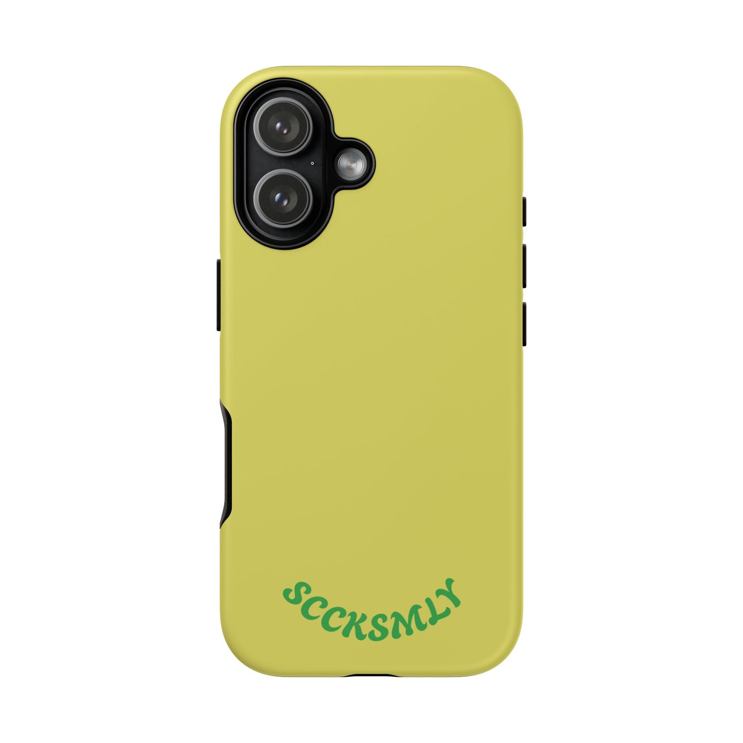 SOLID Lemon Pop Tough Case for Apple