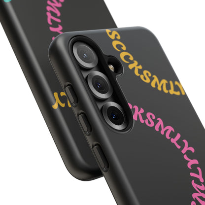 Y2K Wavy Script Tough Case for Samsung
