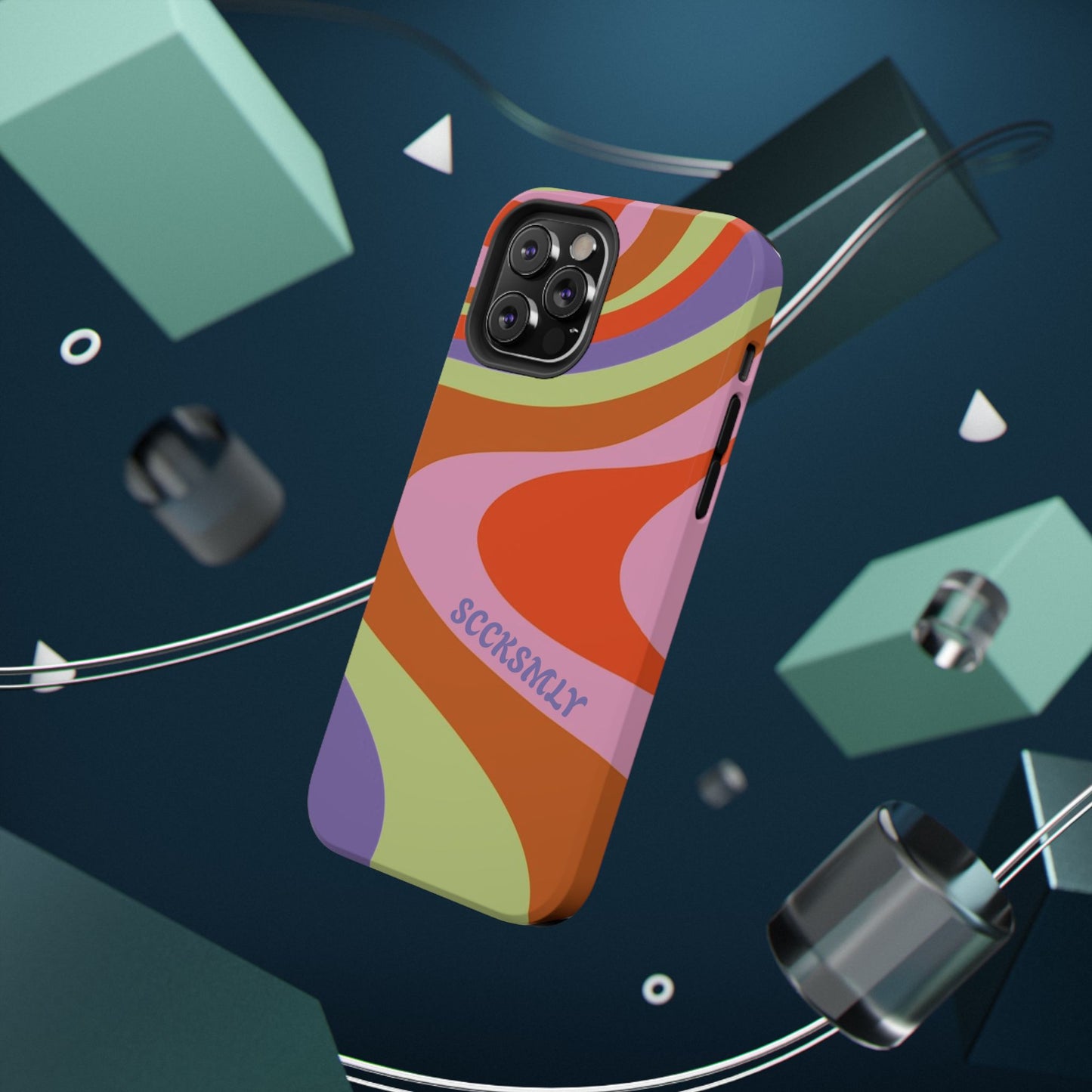 Curvy Swirl Phone Case for "IOS or Apple"