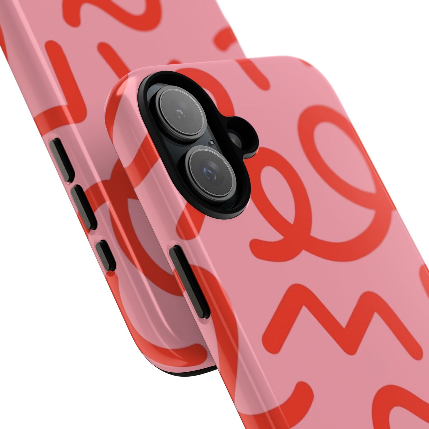 Red Candy Swirls Tough Case for Apple