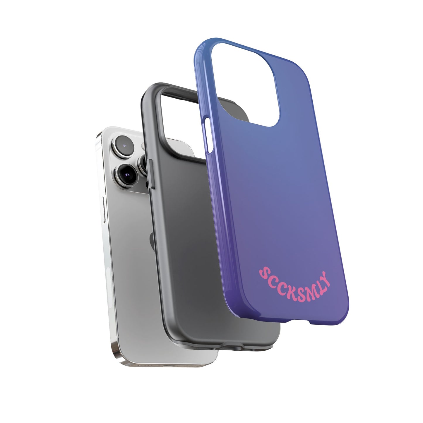Berry Pop Gradient Tough Phone Case for Apple