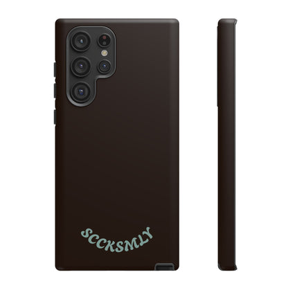 SOLID Espresso Mint Tough Phone Case for Samsung