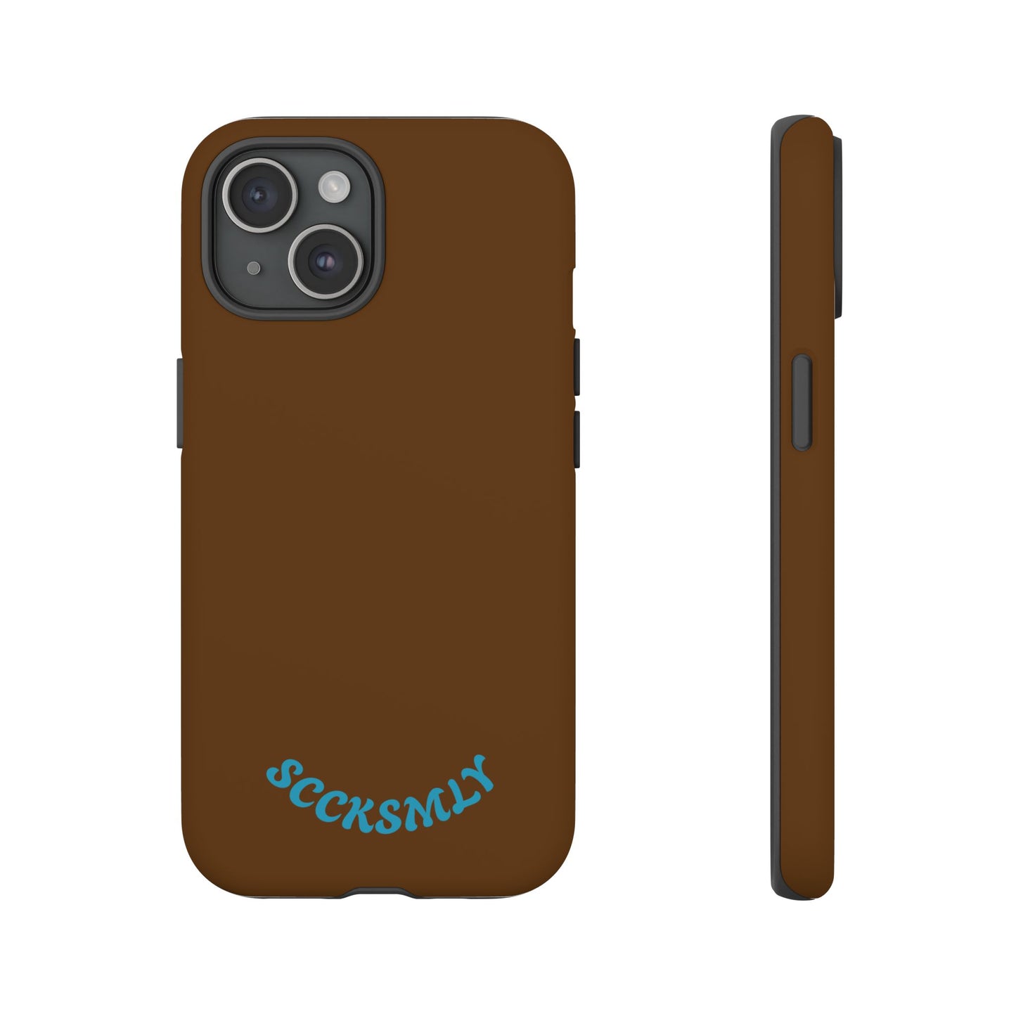 SOLID Chocolate Coco Tough Case for Apple