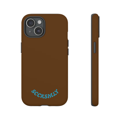 SOLID Chocolate Coco Tough Case for Apple