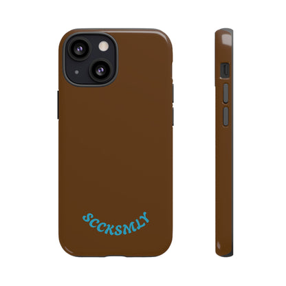 SOLID Chocolate Coco Tough Case for Apple
